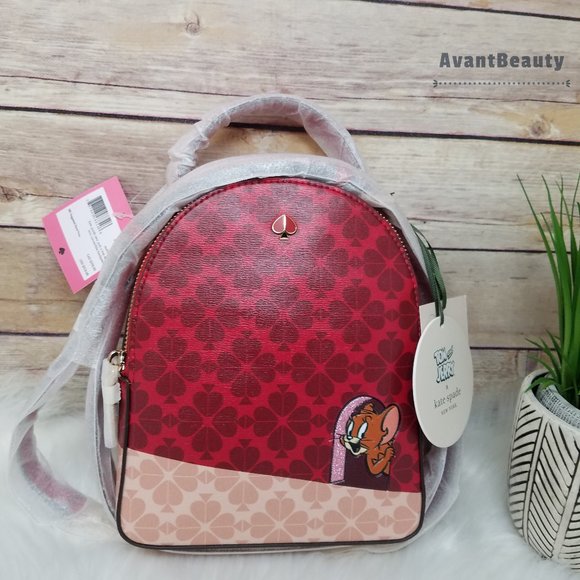 Kate Spade X Tom & Jerry Mini Convertible Backpack - Picture 2 of 10